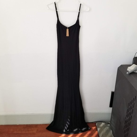 SKIMS Dresses & Skirts - New with tags, SKIMS Soft Lounge Long Onyx Slipdress Size Medium